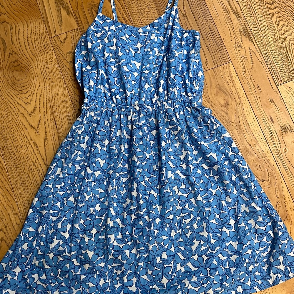 Blue Floral Gap Dress Girls Size 12